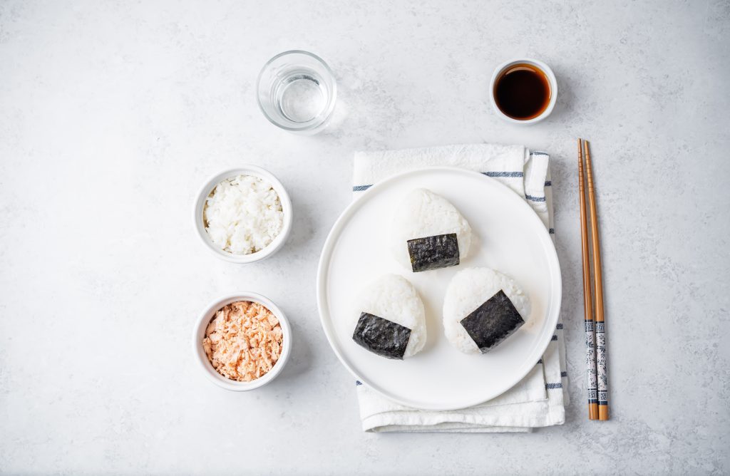 salmon onigiri